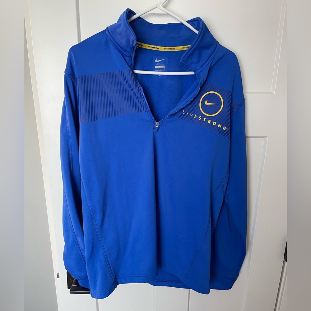 Nike Livestrong 1/4 zip Pullover